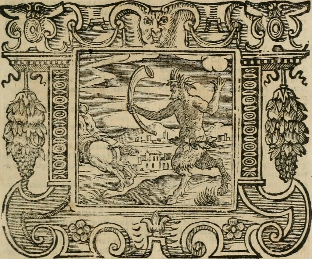 An illustration from Andreae Alciati Emblemata cum commentariis Claudii Minois I.C. Francisci Sanctii Brocensis, & notis Laurentij Pignorij Patavini : nouissima hac editione in continuam vnius commentarij seriem congestis, in certas quasdam quasi classes dispositis, & plusquam dimidia parte auctis, 1661, leaf 612
