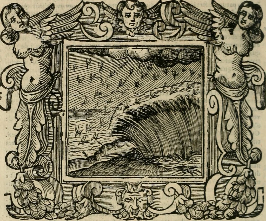 An illustration from Andreae Alciati Emblemata cum commentariis Claudii Minois I.C. Francisci Sanctii Brocensis, & notis Laurentij Pignorij Patavini : nouissima hac editione in continuam vnius commentarij seriem congestis, in certas quasdam quasi classes dispositis, & plusquam dimidia parte auctis, 1661, leaf 631