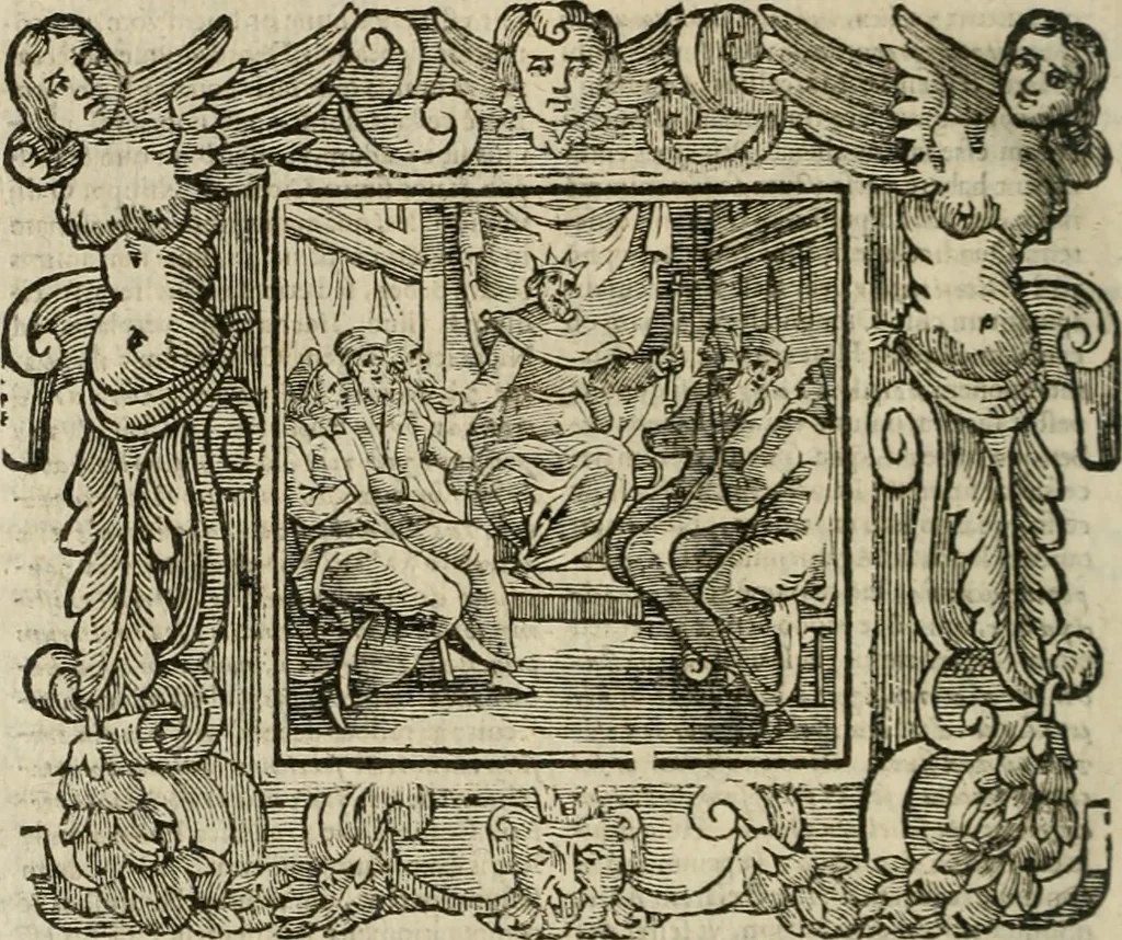 An illustration from Andreae Alciati Emblemata cum commentariis Claudii Minois I.C. Francisci Sanctii Brocensis, & notis Laurentij Pignorij Patavini : nouissima hac editione in continuam vnius commentarij seriem congestis, in certas quasdam quasi classes dispositis, & plusquam dimidia parte auctis, 1661, leaf 701