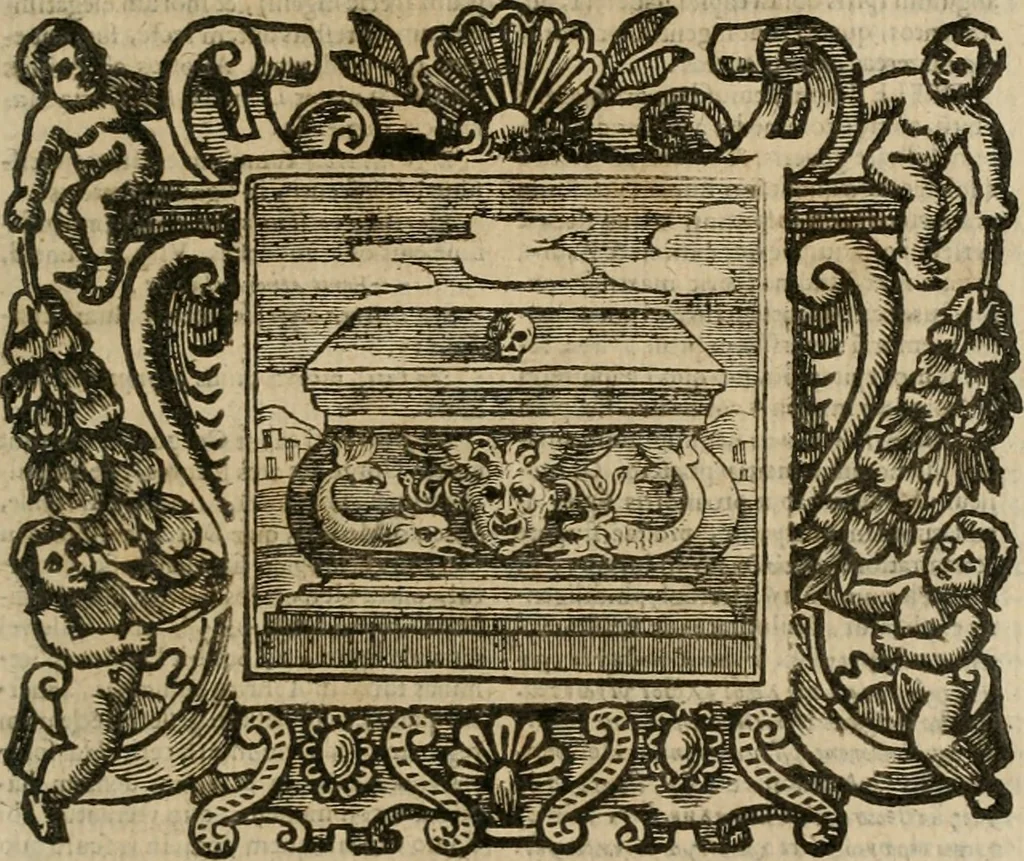 An illustration from Andreae Alciati Emblemata cum commentariis Claudii Minois I.C. Francisci Sanctii Brocensis, & notis Laurentij Pignorij Patavini : nouissima hac editione in continuam vnius commentarij seriem congestis, in certas quasdam quasi classes dispositis, & plusquam dimidia parte auctis, 1661, leaf 746