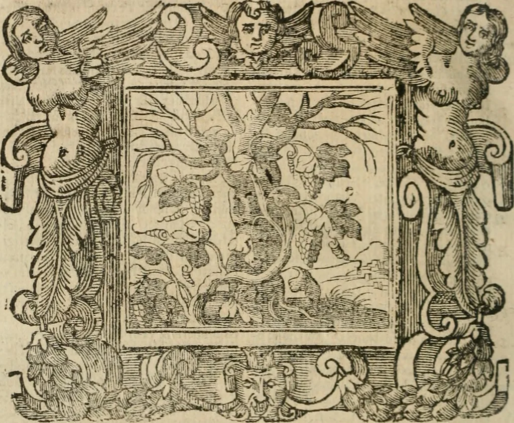 An illustration from Andreae Alciati Emblemata cum commentariis Claudii Minois I.C. Francisci Sanctii Brocensis, & notis Laurentij Pignorij Patavini : nouissima hac editione in continuam vnius commentarij seriem congestis, in certas quasdam quasi classes dispositis, & plusquam dimidia parte auctis, 1661, leaf 759