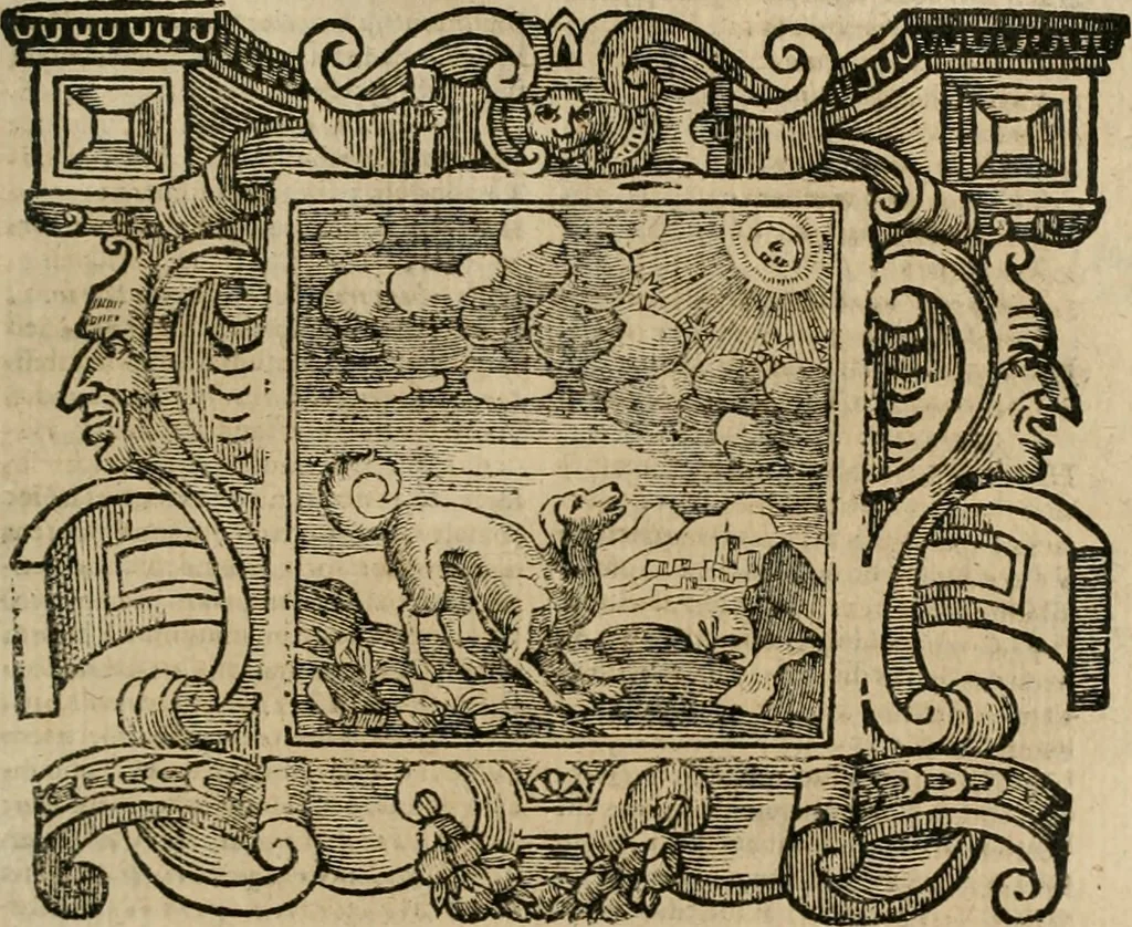 An illustration from Andreae Alciati Emblemata cum commentariis Claudii Minois I.C. Francisci Sanctii Brocensis, & notis Laurentij Pignorij Patavini : nouissima hac editione in continuam vnius commentarij seriem congestis, in certas quasdam quasi classes dispositis, & plusquam dimidia parte auctis, 1661, leaf 778