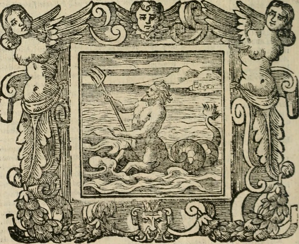 An illustration from Andreae Alciati Emblemata cum commentariis Claudii Minois I.C. Francisci Sanctii Brocensis, & notis Laurentij Pignorij Patavini : nouissima hac editione in continuam vnius commentarij seriem congestis, in certas quasdam quasi classes dispositis, & plusquam dimidia parte auctis, 1661, leaf 843