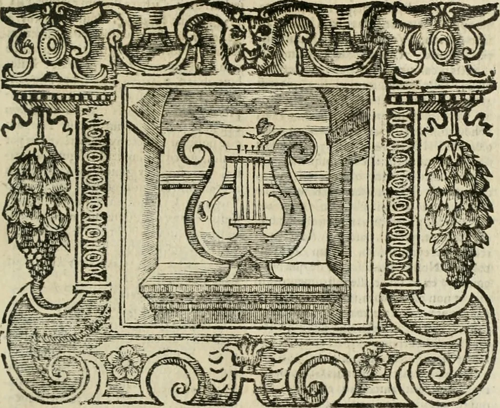 An illustration from Andreae Alciati Emblemata cum commentariis Claudii Minois I.C. Francisci Sanctii Brocensis, & notis Laurentij Pignorij Patavini : nouissima hac editione in continuam vnius commentarij seriem congestis, in certas quasdam quasi classes dispositis, & plusquam dimidia parte auctis, 1661, leaf 856