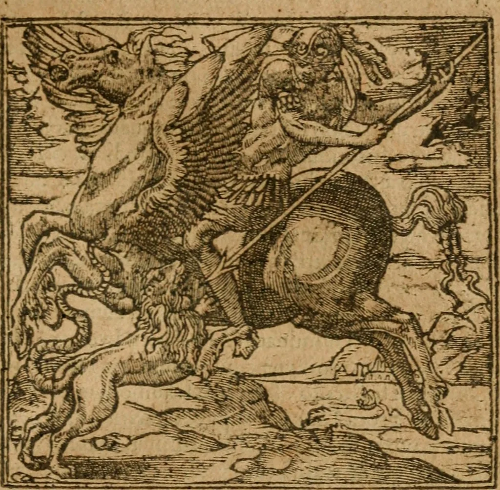 An illustration from Andreae Alciati i.v.c. emblemata, 1614, leaf 118
