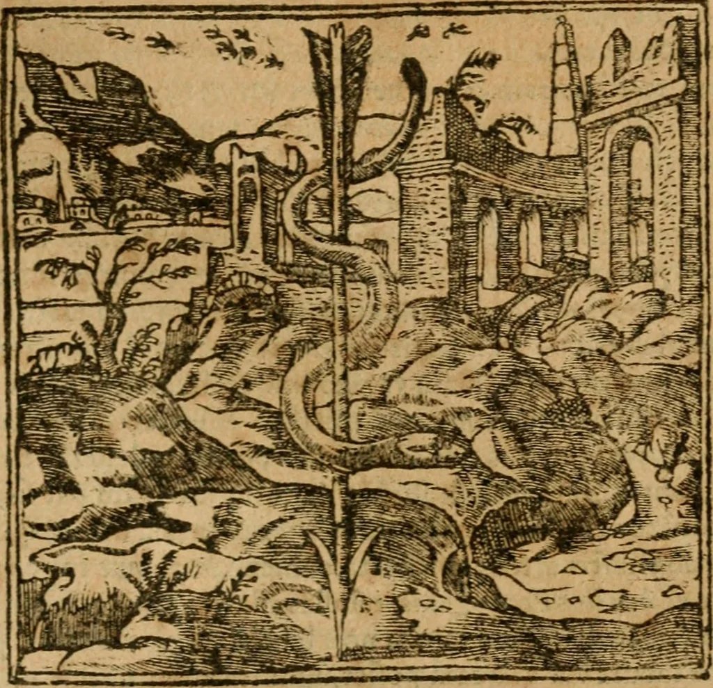 An illustration from Andreae Alciati i.v.c. emblemata, 1614, leaf 142