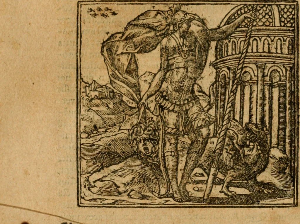 An illustration from Andreae Alciati i.v.c. emblemata, 1614, leaf 147