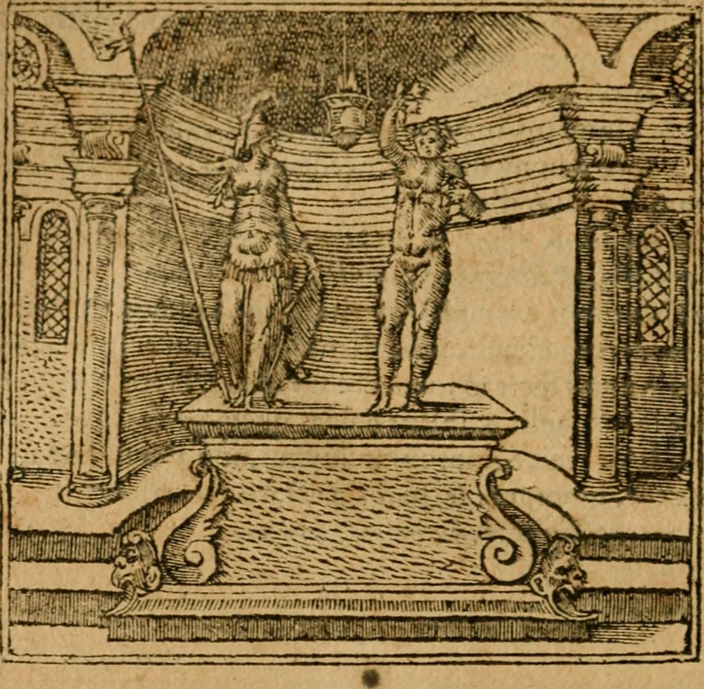 An illustration from Andreae Alciati i.v.c. emblemata, 1614, leaf 151