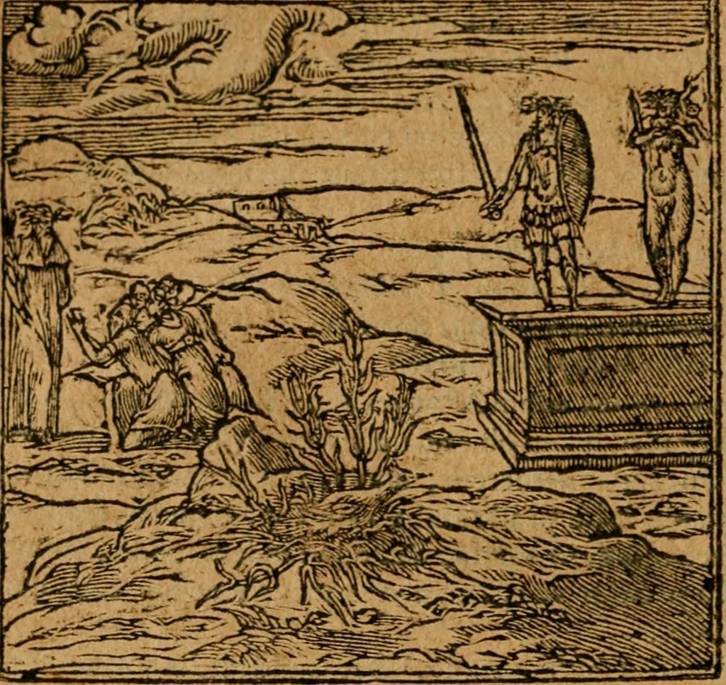 An illustration from Andreae Alciati i.v.c. emblemata, 1614, leaf 167