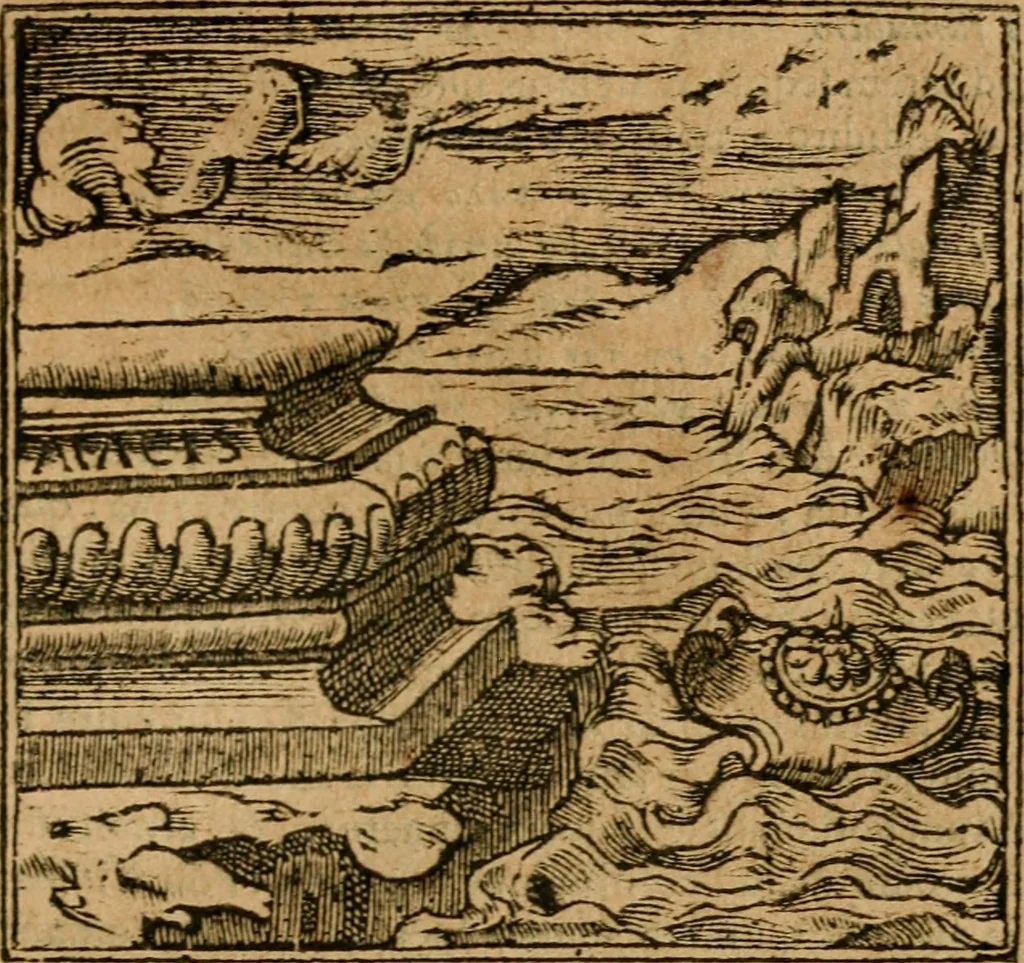 An illustration from Andreae Alciati i.v.c. emblemata, 1614, leaf 176