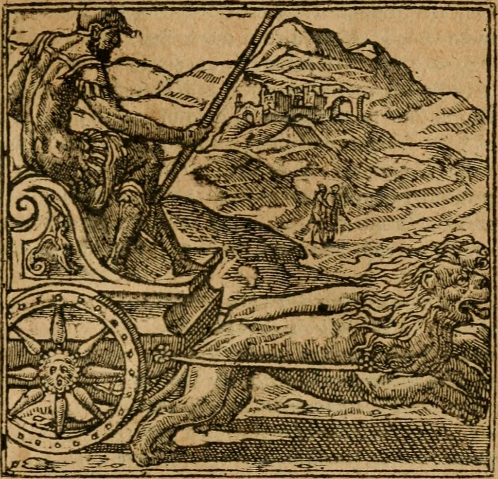 An illustration from Andreae Alciati i.v.c. emblemata, 1614, leaf 180