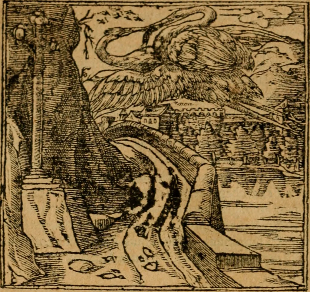 An illustration from Andreae Alciati i.v.c. emblemata, 1614, leaf 185