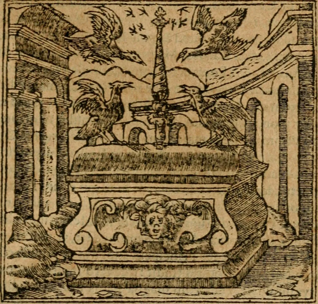 An illustration from Andreae Alciati i.v.c. emblemata, 1614, leaf 214