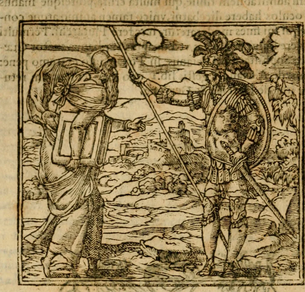 An illustration from Andreae Alciati i.v.c. emblemata, 1614, leaf 223