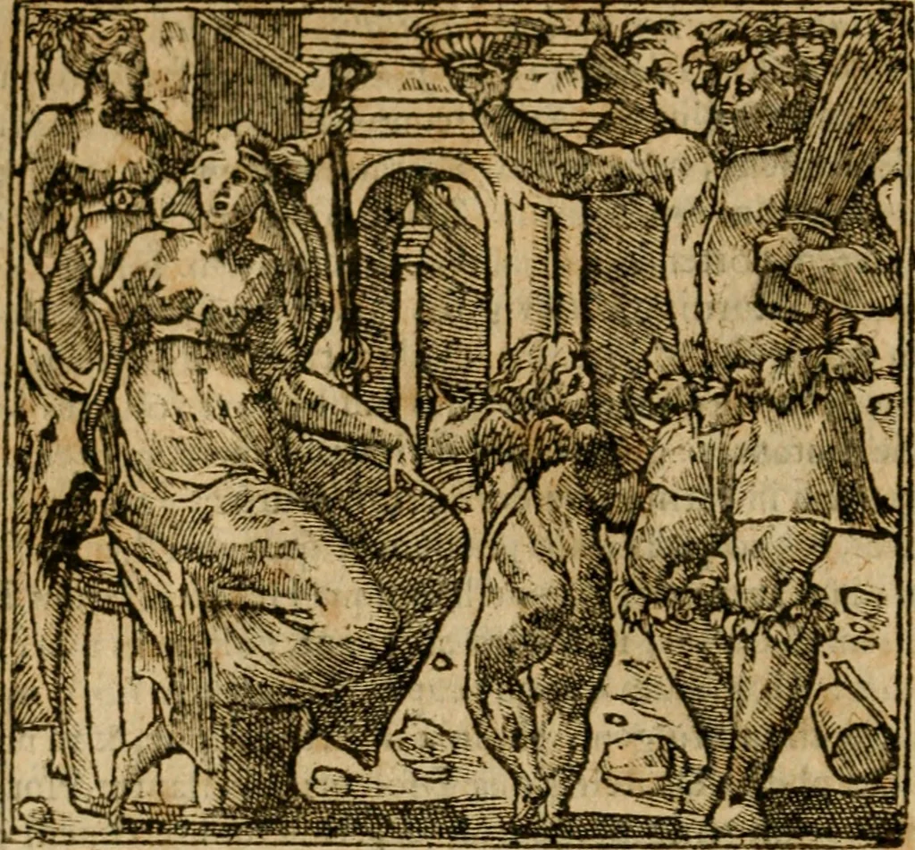 An illustration from Andreae Alciati i.v.c. emblemata, 1614, leaf 233