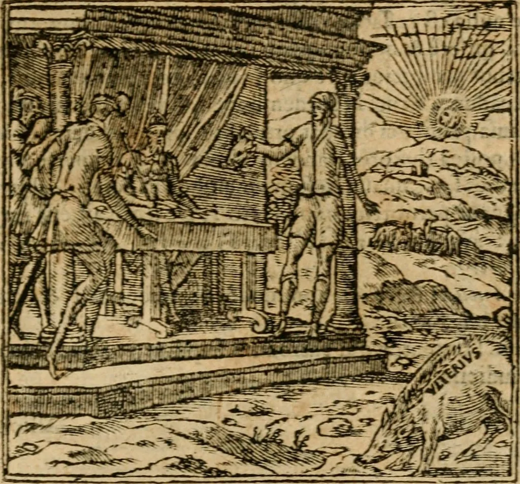 An illustration from Andreae Alciati i.v.c. emblemata, 1614, leaf 238