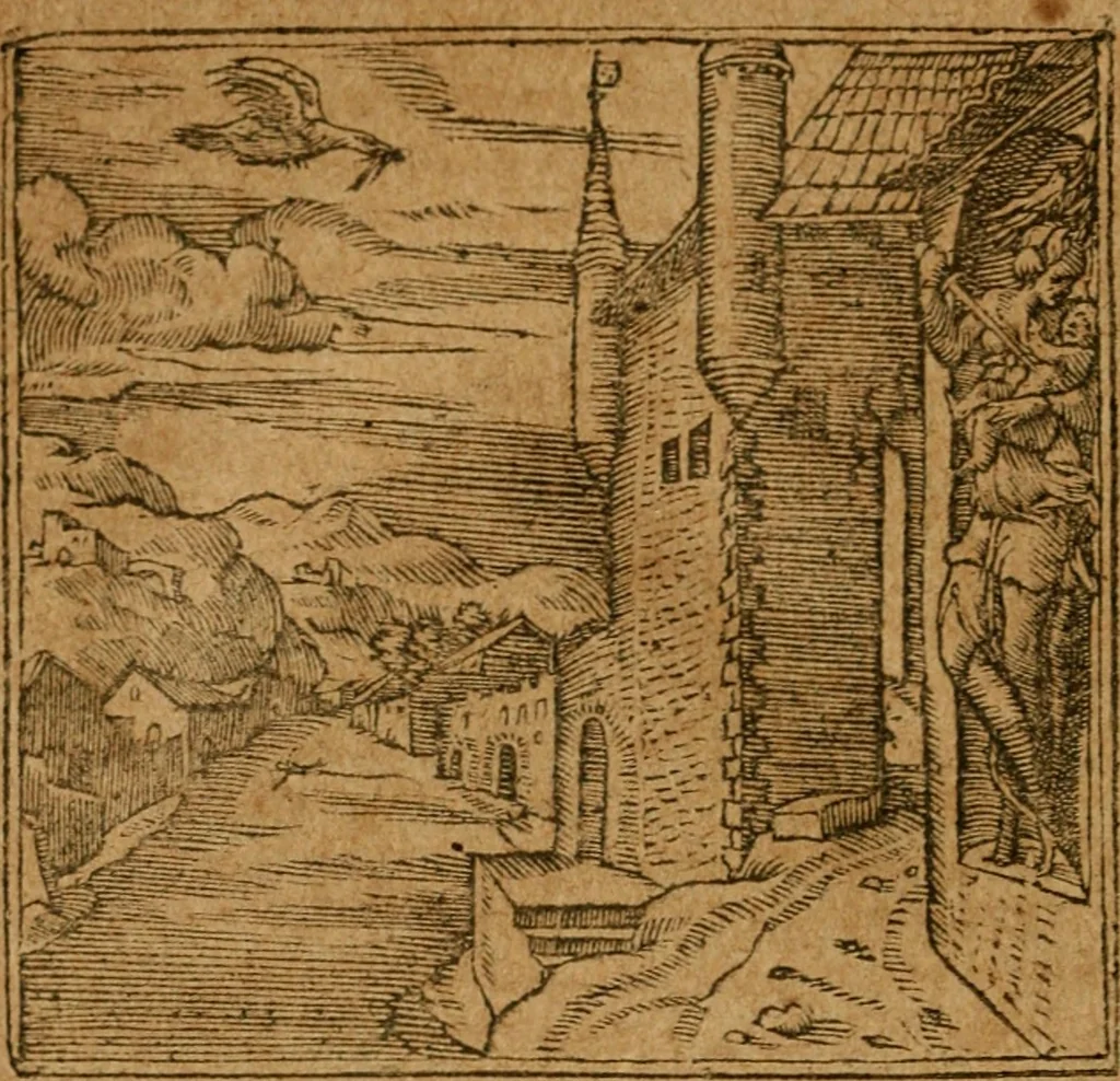 An illustration from Andreae Alciati i.v.c. emblemata, 1614, leaf 263