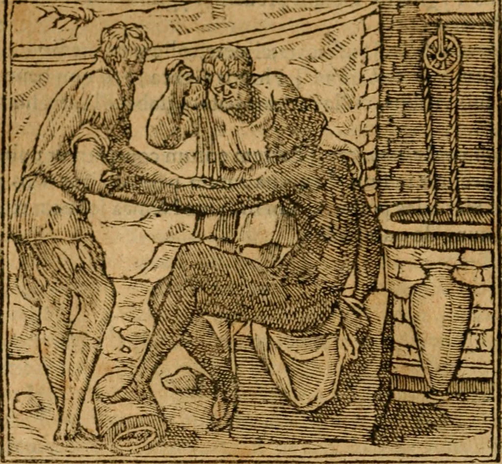 An illustration from Andreae Alciati i.v.c. emblemata, 1614, leaf 277