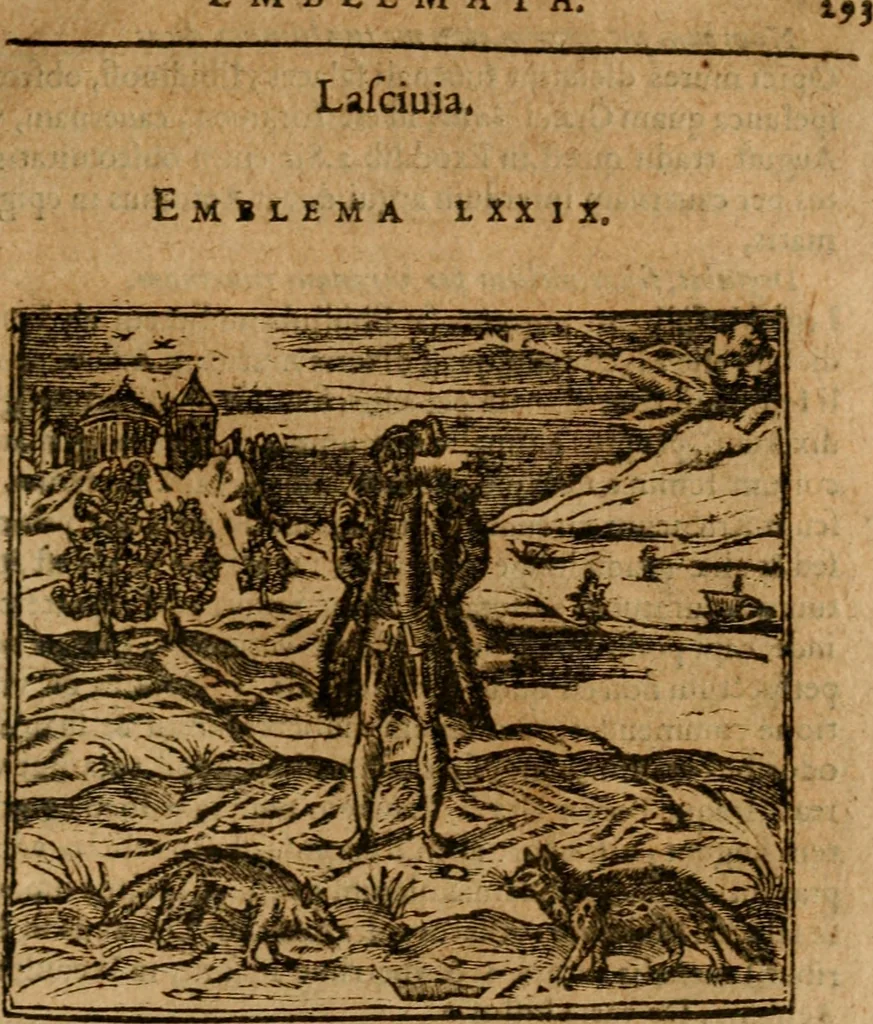 An illustration from Andreae Alciati i.v.c. emblemata, 1614, leaf 336