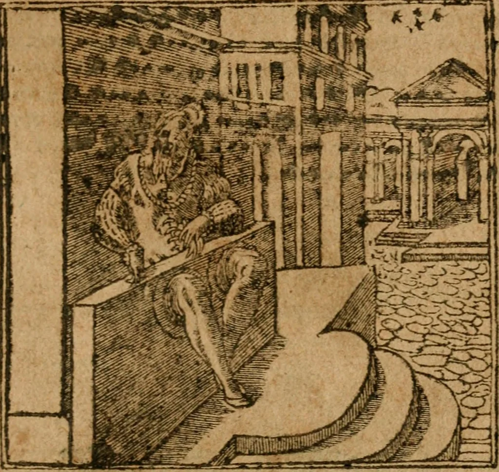 An illustration from Andreae Alciati i.v.c. emblemata, 1614, leaf 358