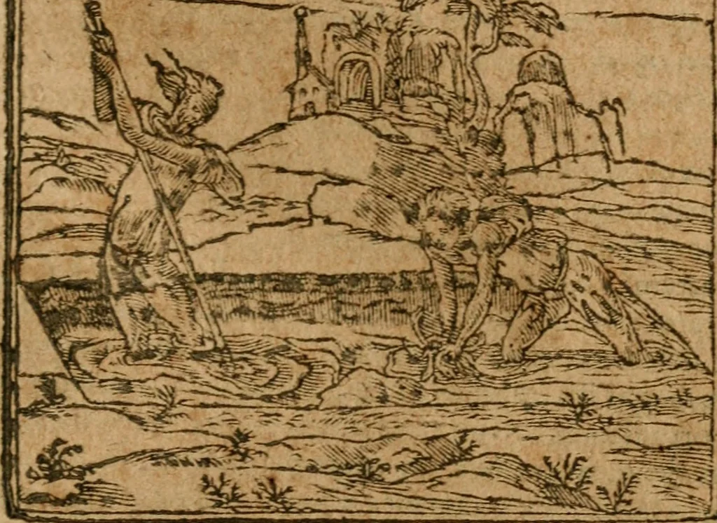 An illustration from Andreae Alciati i.v.c. emblemata, 1614, leaf 362