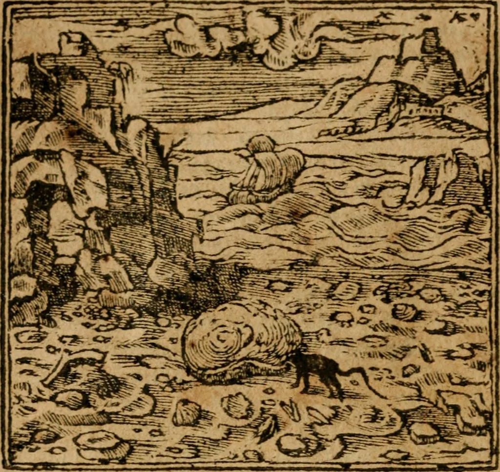An illustration from Andreae Alciati i.v.c. emblemata, 1614, leaf 377