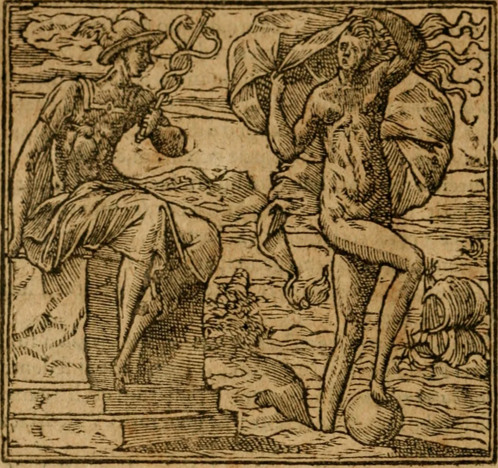 An illustration from Andreae Alciati i.v.c. emblemata, 1614, leaf 387