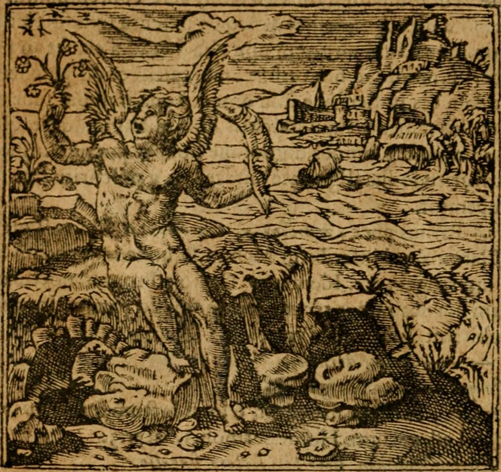 An illustration from Andreae Alciati i.v.c. emblemata, 1614, leaf 415