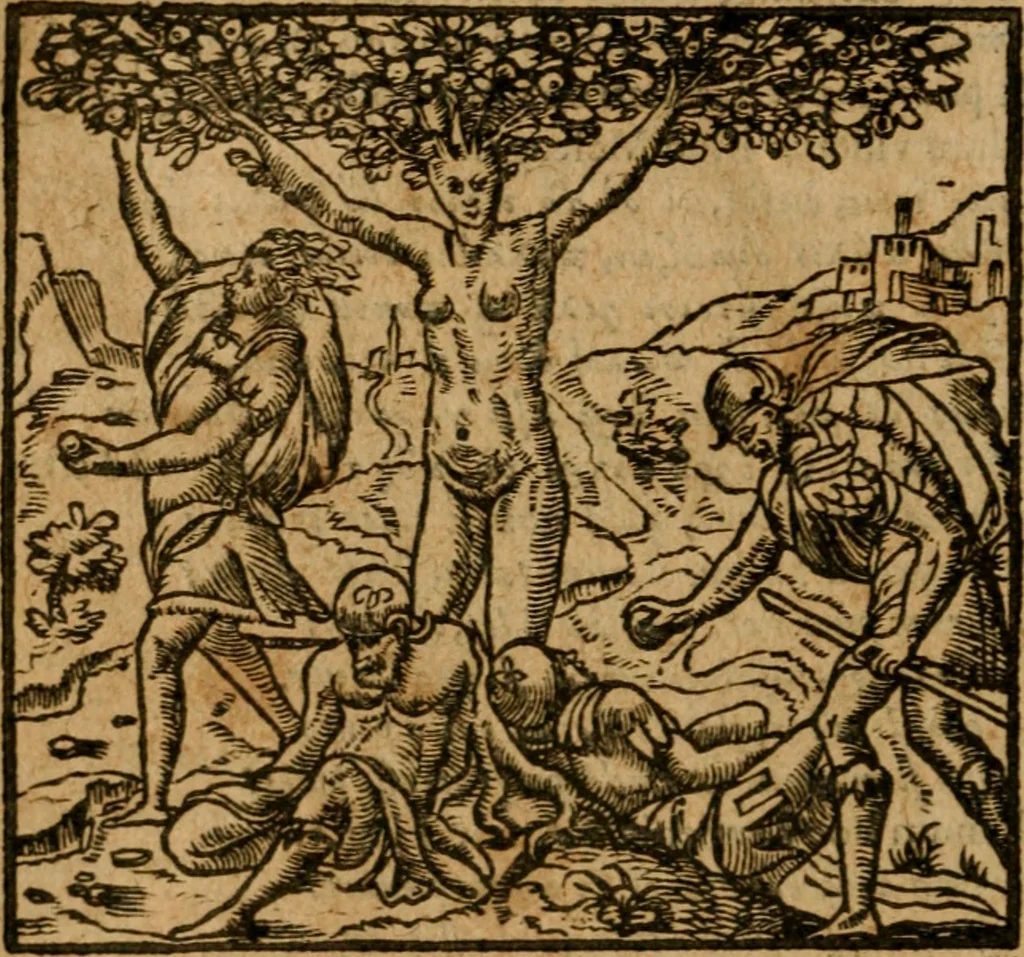 An illustration from Andreae Alciati i.v.c. emblemata, 1614, leaf 447