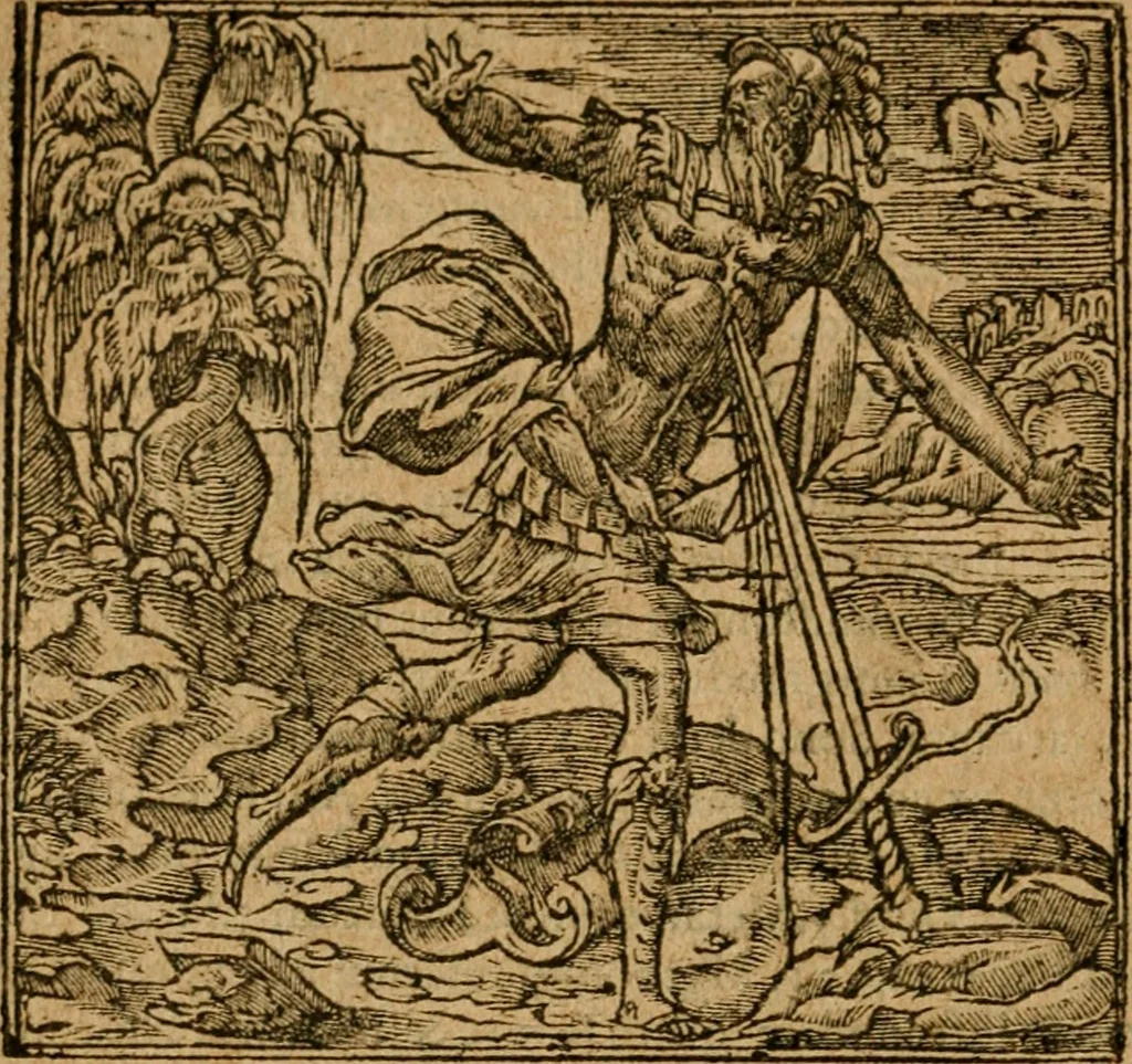An illustration from Andreae Alciati i.v.c. emblemata, 1614, leaf 471