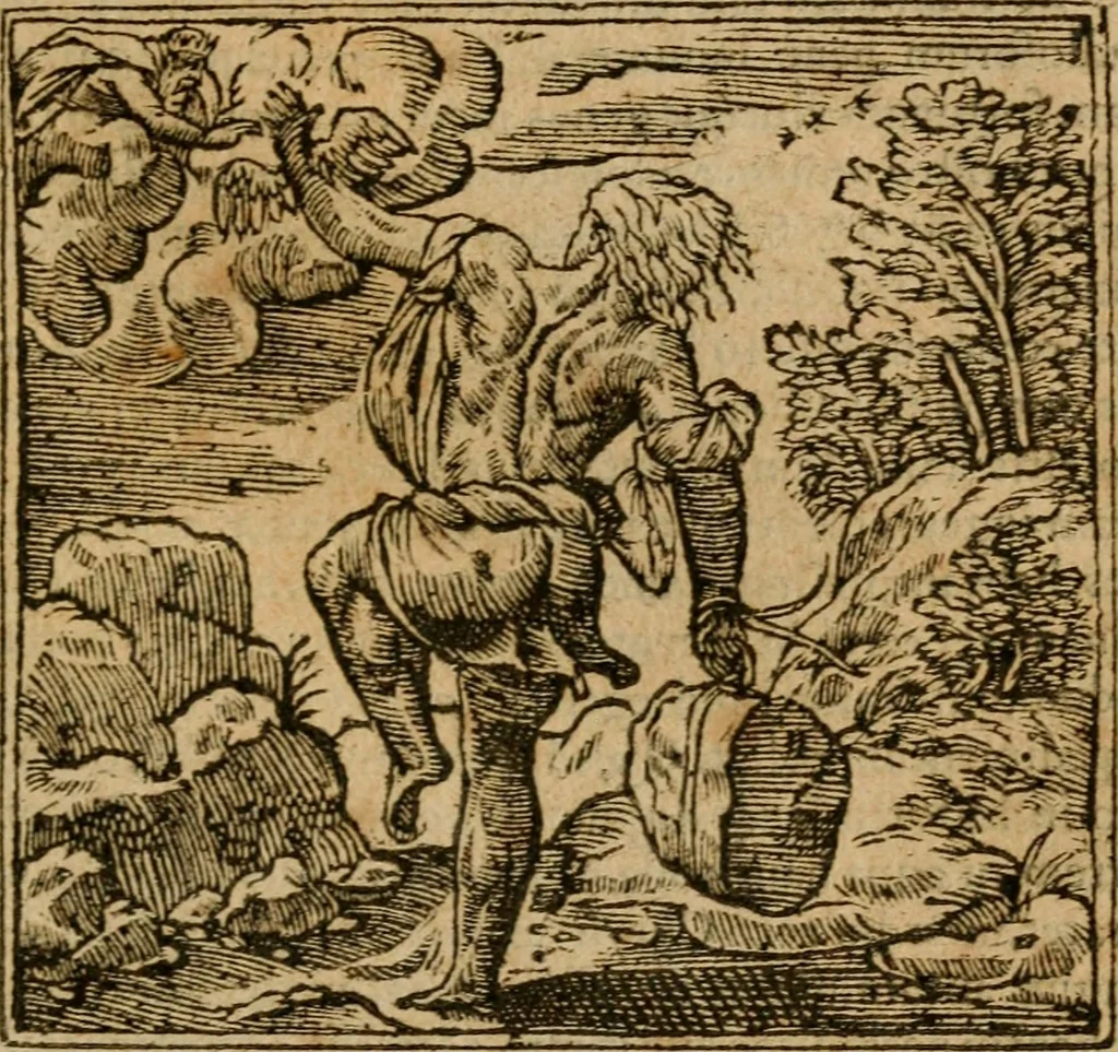 An illustration from Andreae Alciati i.v.c. emblemata, 1614, leaf 476