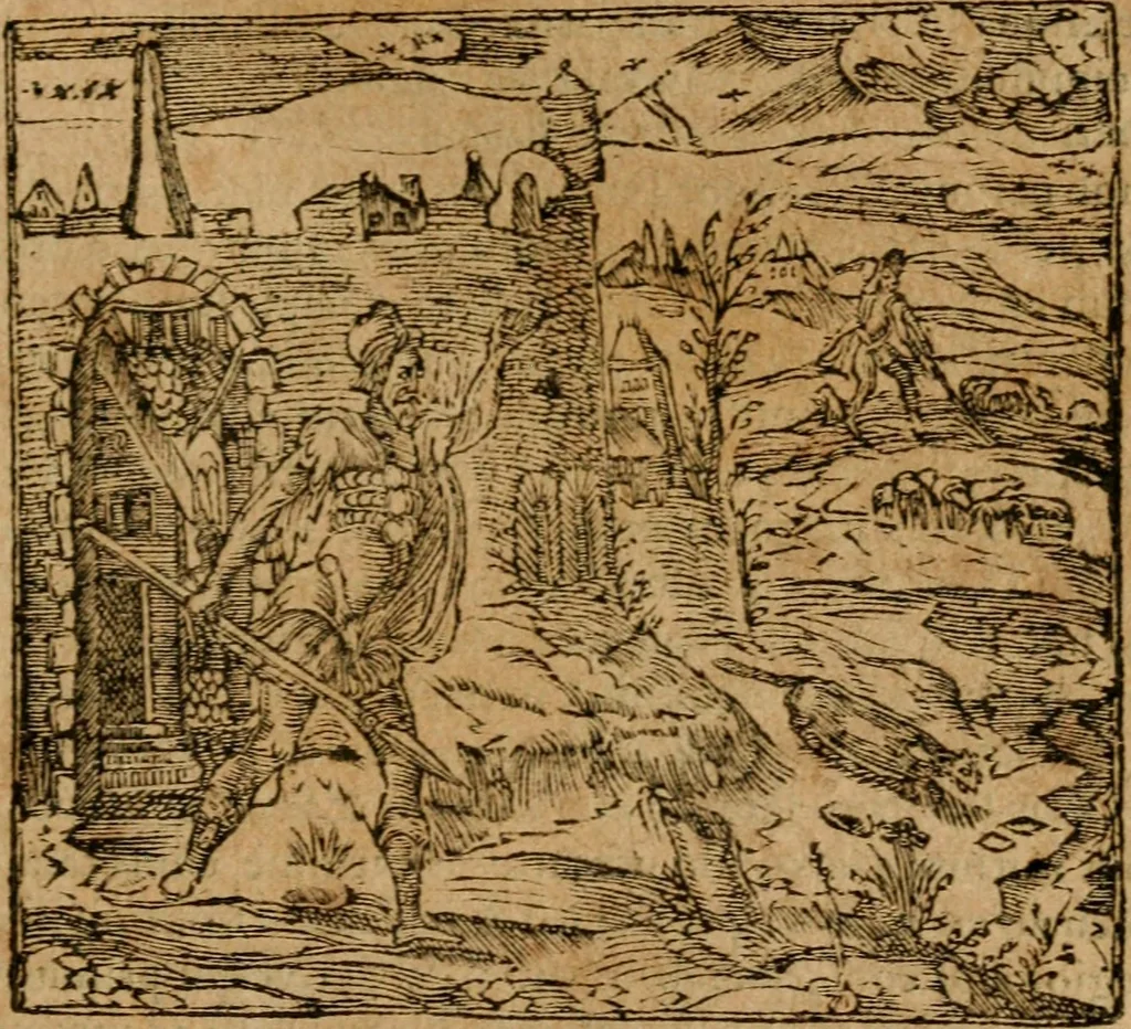 An illustration from Andreae Alciati i.v.c. emblemata, 1614, leaf 496
