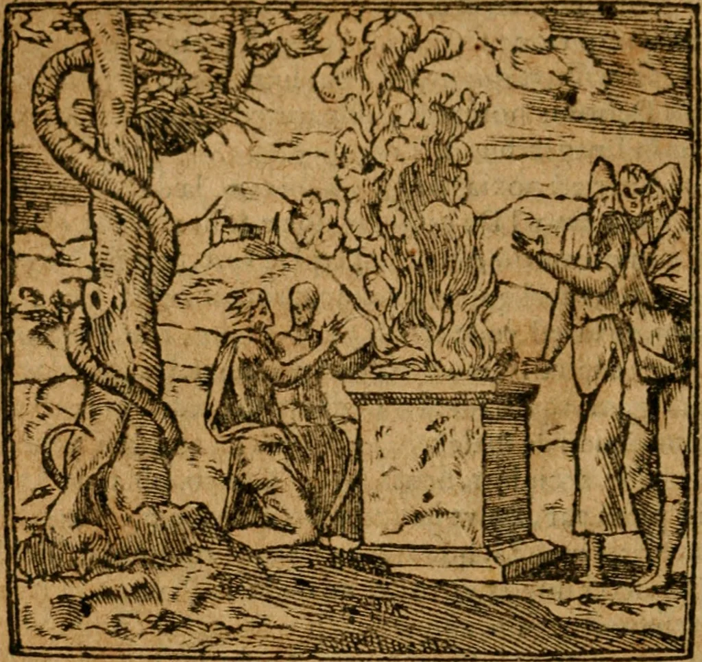An illustration from Andreae Alciati i.v.c. emblemata, 1614, leaf 513