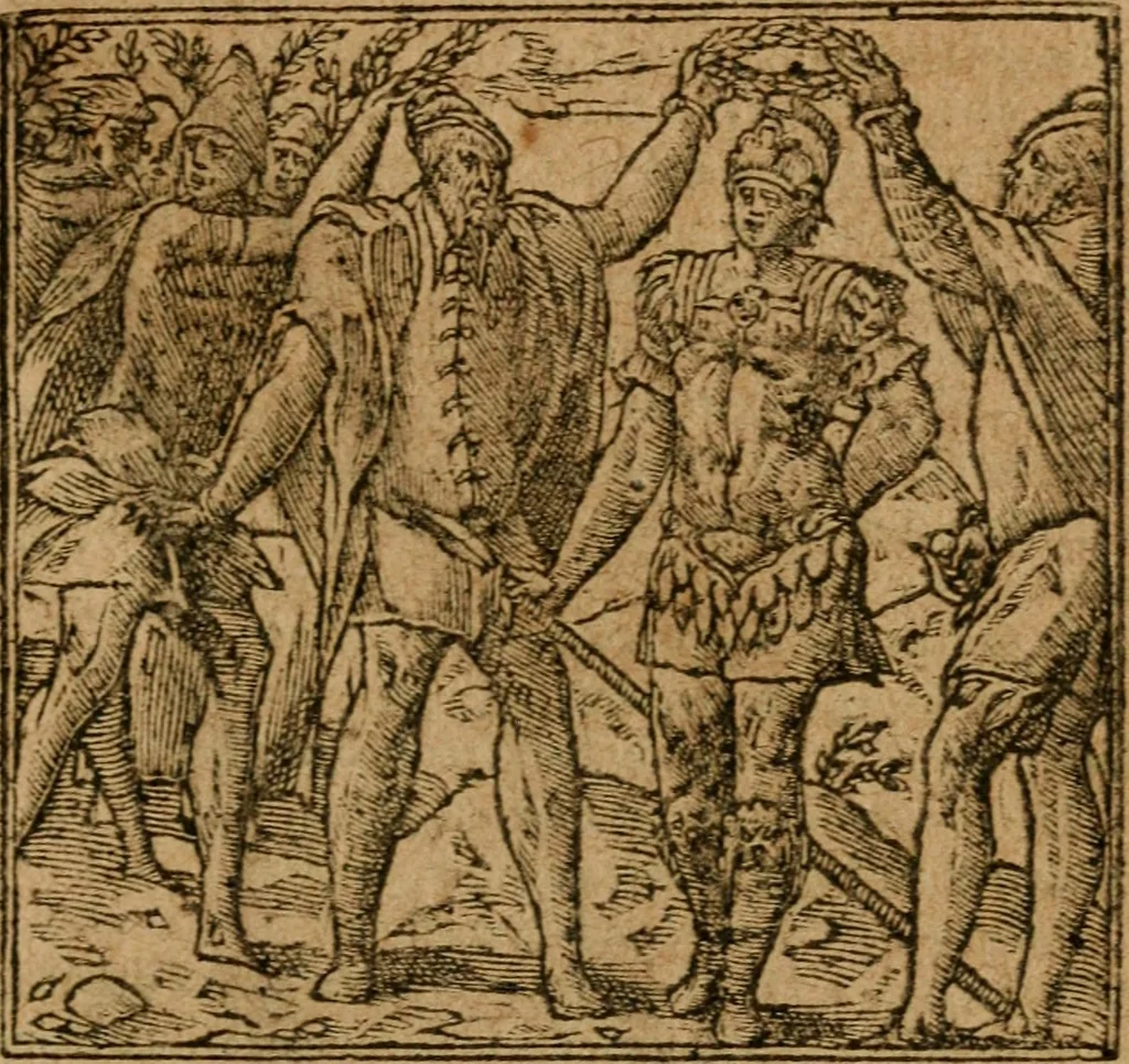 An illustration from Andreae Alciati i.v.c. emblemata, 1614, leaf 522