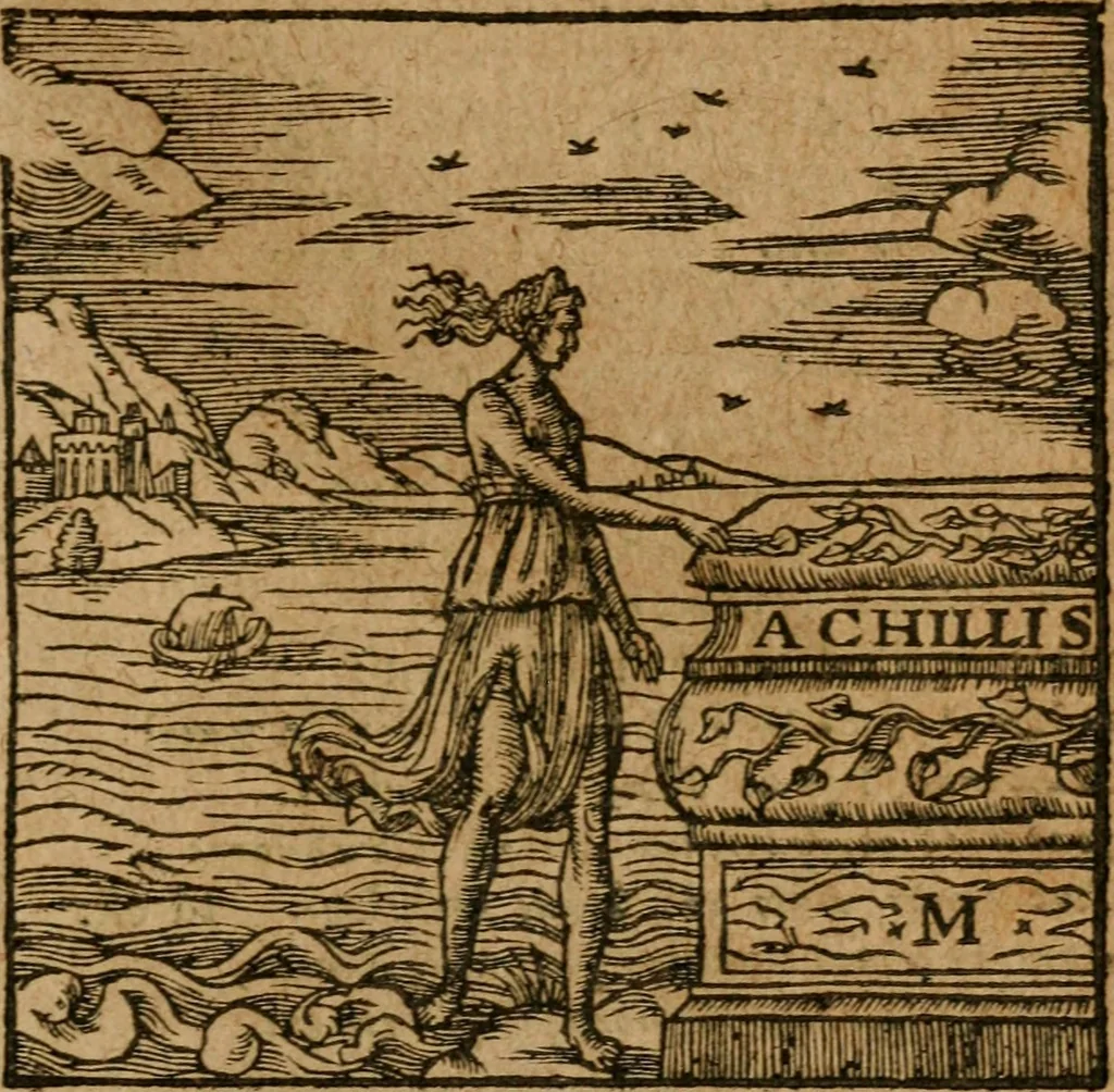 An illustration from Andreae Alciati i.v.c. emblemata, 1614, leaf 524