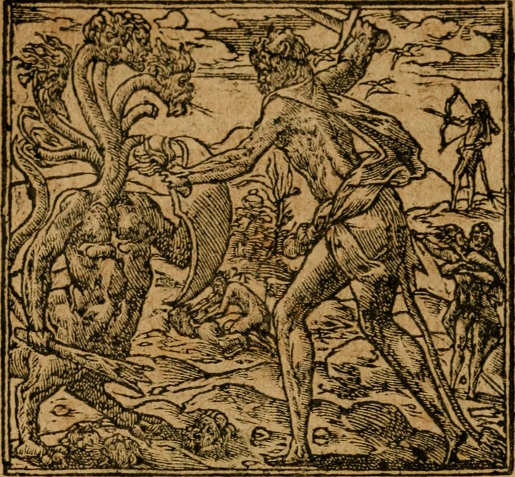 An illustration from Andreae Alciati i.v.c. emblemata, 1614, leaf 533