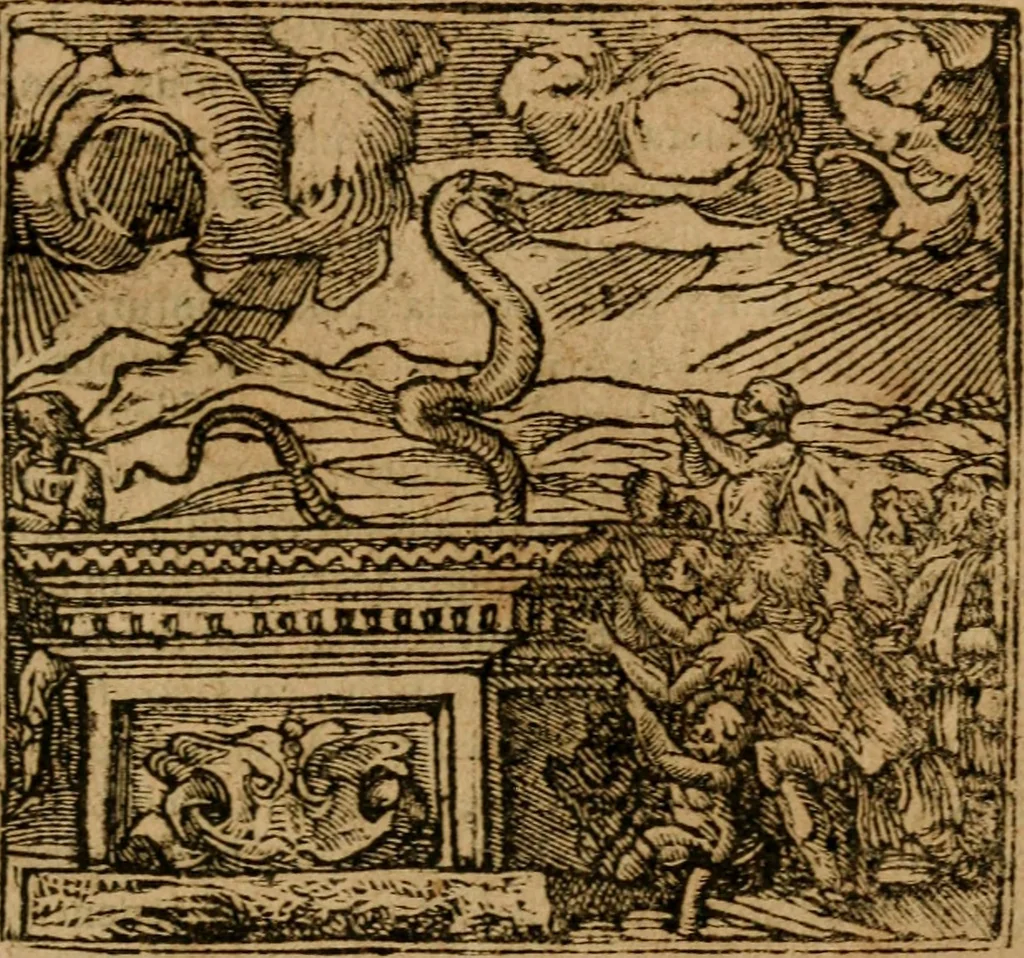An illustration from Andreae Alciati i.v.c. emblemata, 1614, leaf 572