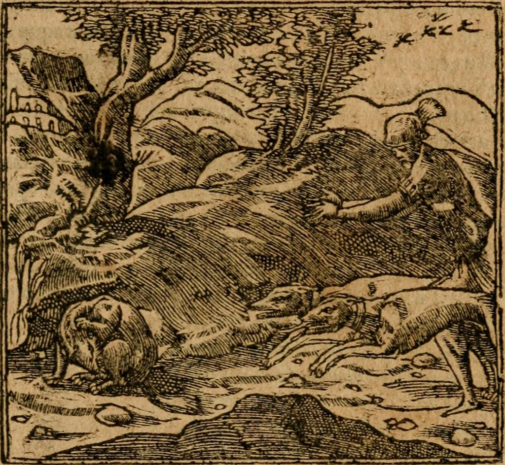 An illustration from Andreae Alciati i.v.c. emblemata, 1614, leaf 578