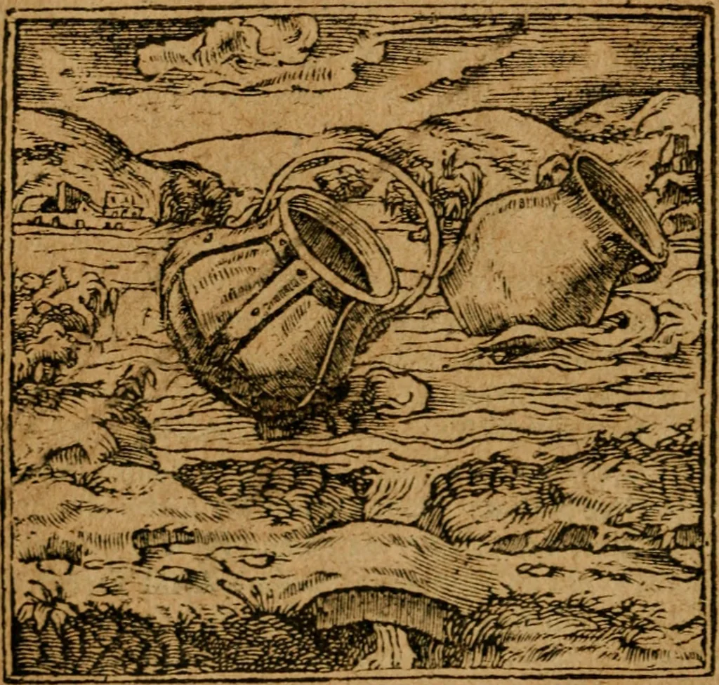 An illustration from Andreae Alciati i.v.c. emblemata, 1614, leaf 613