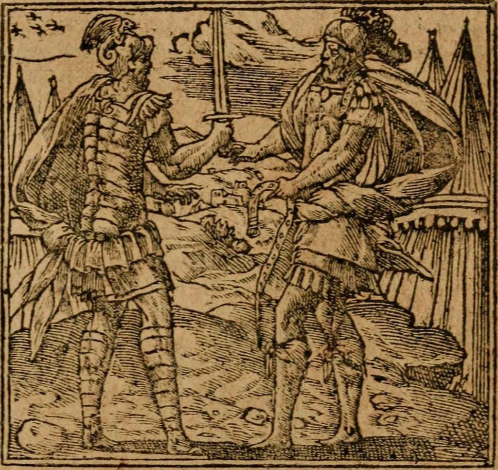 An illustration from Andreae Alciati i.v.c. emblemata, 1614, leaf 618