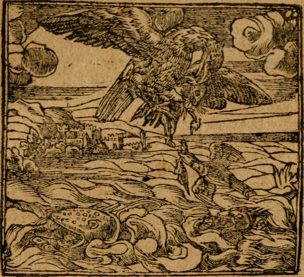 An illustration from Andreae Alciati i.v.c. emblemata, 1614, leaf 633