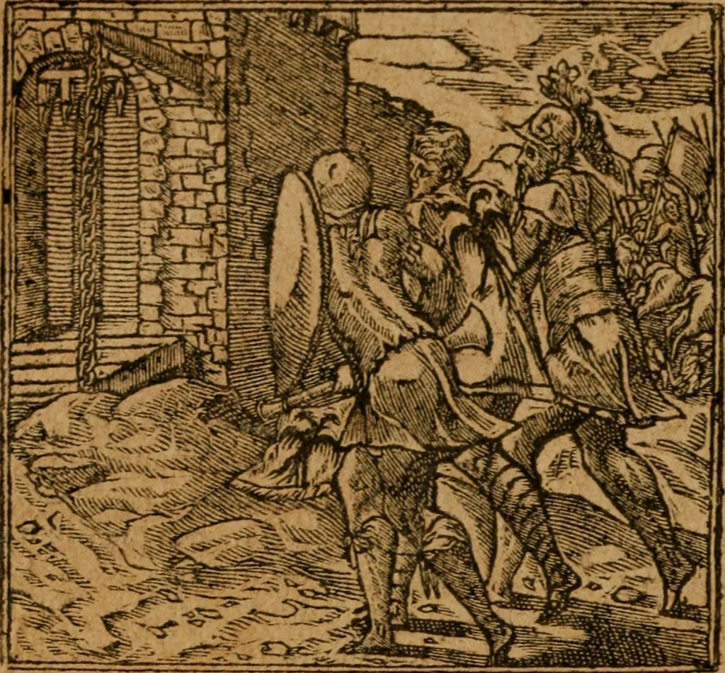 An illustration from Andreae Alciati i.v.c. emblemata, 1614, leaf 635