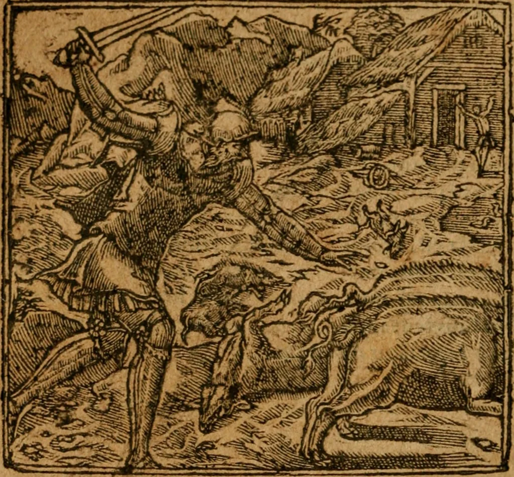 An illustration from Andreae Alciati i.v.c. emblemata, 1614, leaf 641