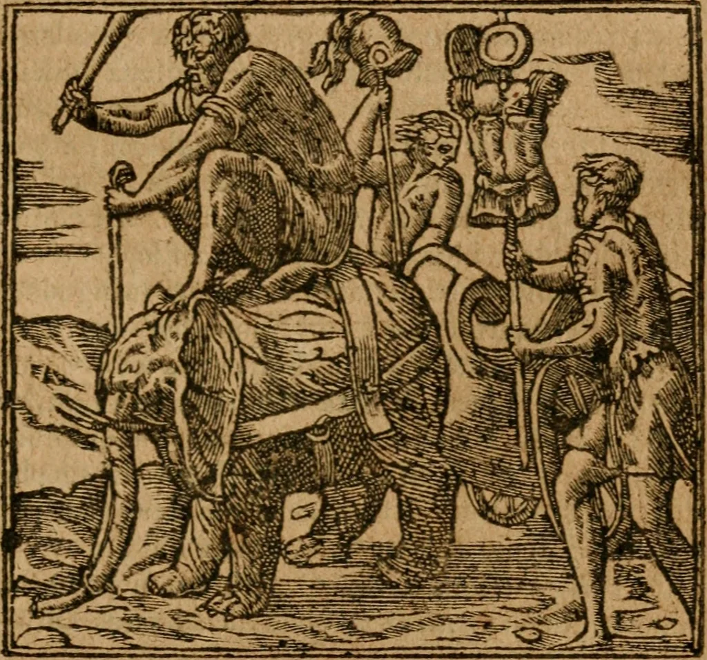 An illustration from Andreae Alciati i.v.c. emblemata, 1614, leaf 644