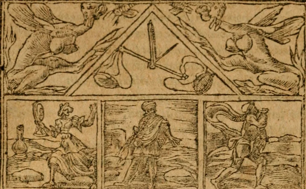 An illustration from Andreae Alciati i.v.c. emblemata, 1614, leaf 685