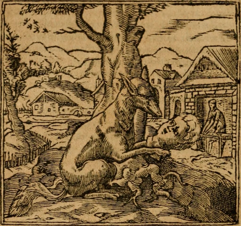 An illustration from Andreae Alciati i.v.c. emblemata, 1614, leaf 695