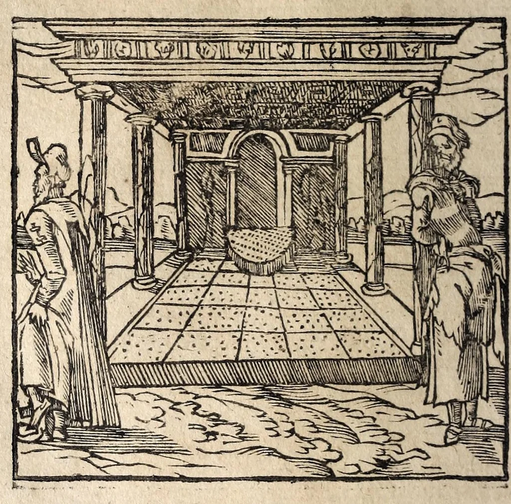 An illustration from Andreae Alciati v.c. Emblemata, 1600, leaf 530