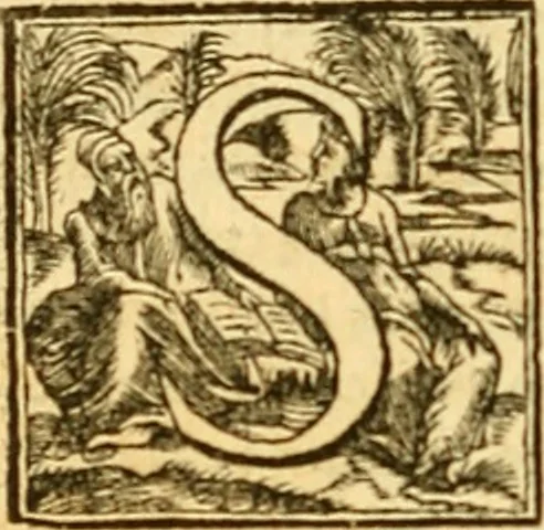 An illustration from Andreae Caesalpini Aretini ... Peripateticarum quaestionum libri quinque : ad potentissimum & felicissimum Franciscum Medicen Florentiae et senarum principem, 1571, leaf 165