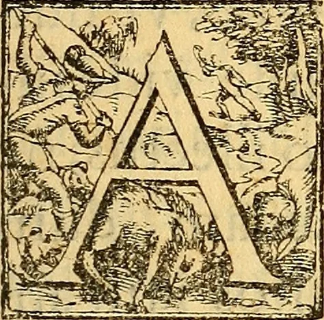 An illustration from Andreae Caesalpini Aretini ... Peripateticarum quaestionum libri quinque : ad potentissimum & felicissimum Franciscum Medicen Florentiae et senarum principem, 1571, leaf 6