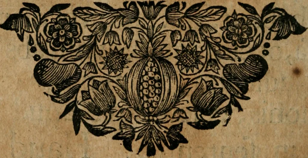 An illustration from Andreae Christophori Róseneri Tractatus juridicus de libris mercatorum von denen Handels-Büchern. In qvo perutilis haec tam seriem causarum dilucidè traditur, ac collegiorum juridicorum responsis illustratur, cum summariis rerumq; ac verborum indice, 1694, leaf 13
